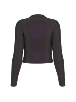 MAGLIA DONNA - GUESS ATHLEISURE NERO - V6YP05 K4260