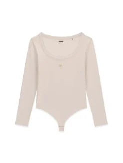 MAGLIA DONNA - GUESS ATHLEISURE BIANCO - V4YP07 J1314