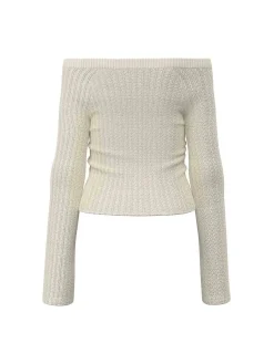 MAGLIA DONNA - GUESS JEANS BIANCO - W6YR07 Z0863