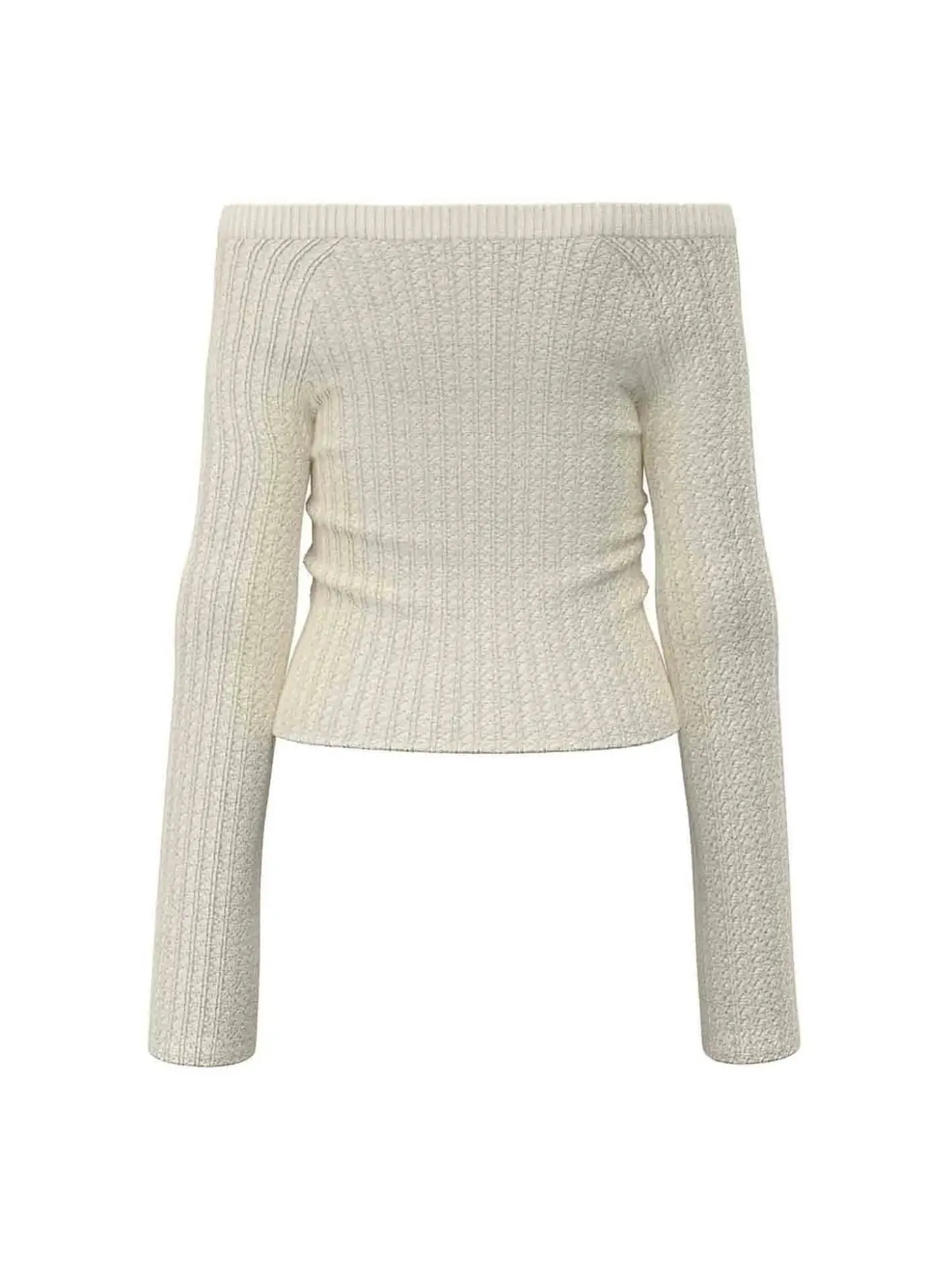 MAGLIA DONNA - GUESS JEANS BIANCO - W6YR07 Z0863
