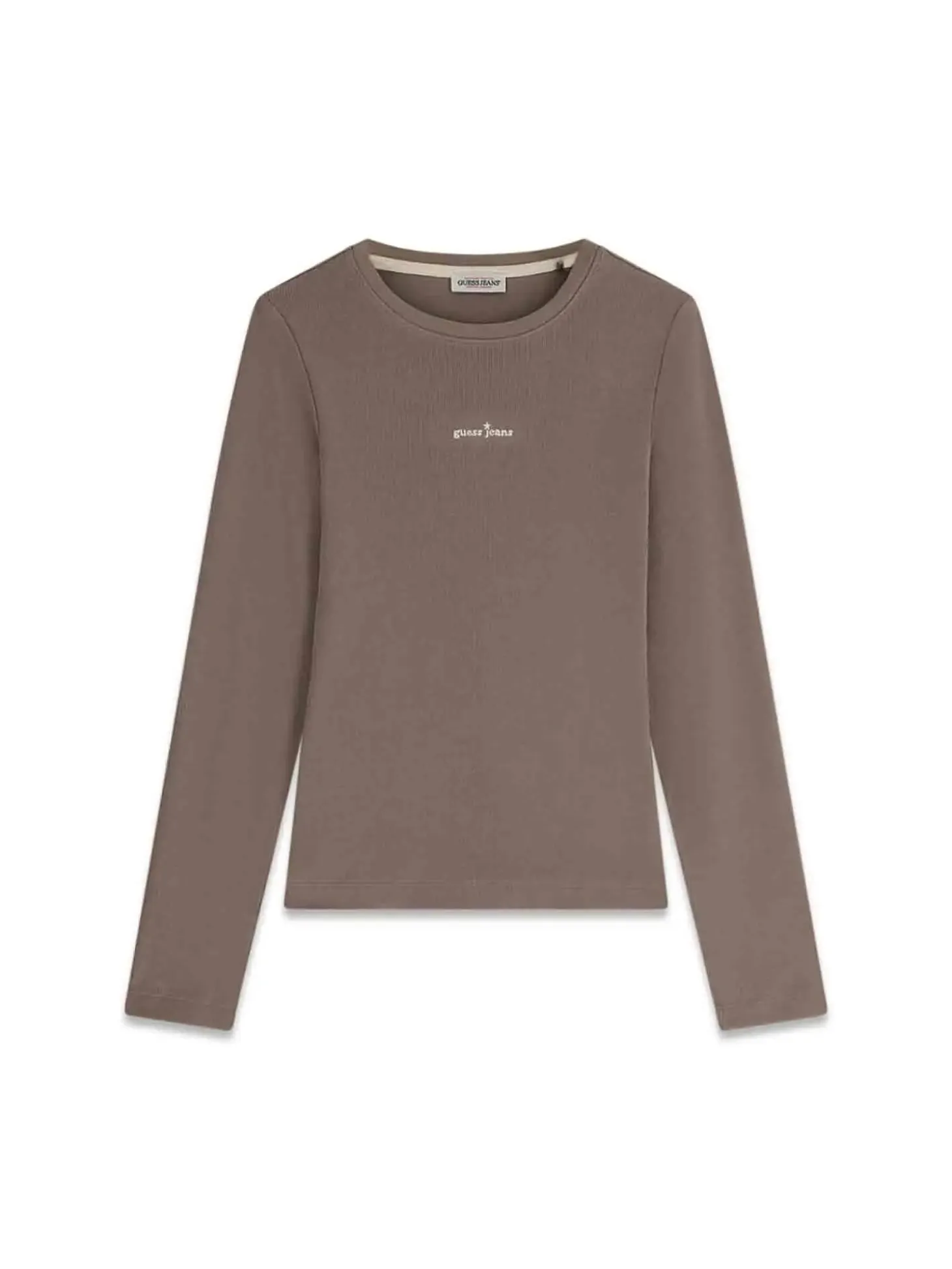MAGLIA DONNA - GUESS JEANS TAUPE - W6YP14 K3821
