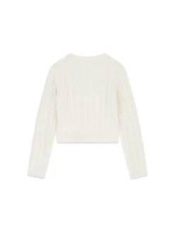 MAGLIA RAGAZZA - GUESS KIDS CREMA - J6YR11 Z0843