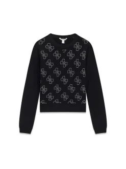 MAGLIA RAGAZZA - GUESS KIDS NERO - J6BR13 Z1347