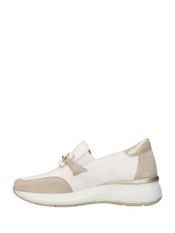 MOCASSINO DONNA - CINZIA SOFT ARGENTO-BIANCO - IV7725004