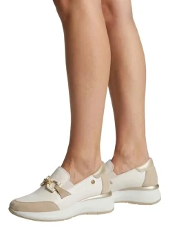 MOCASSINO DONNA - CINZIA SOFT ARGENTO-BIANCO - IV7725004
