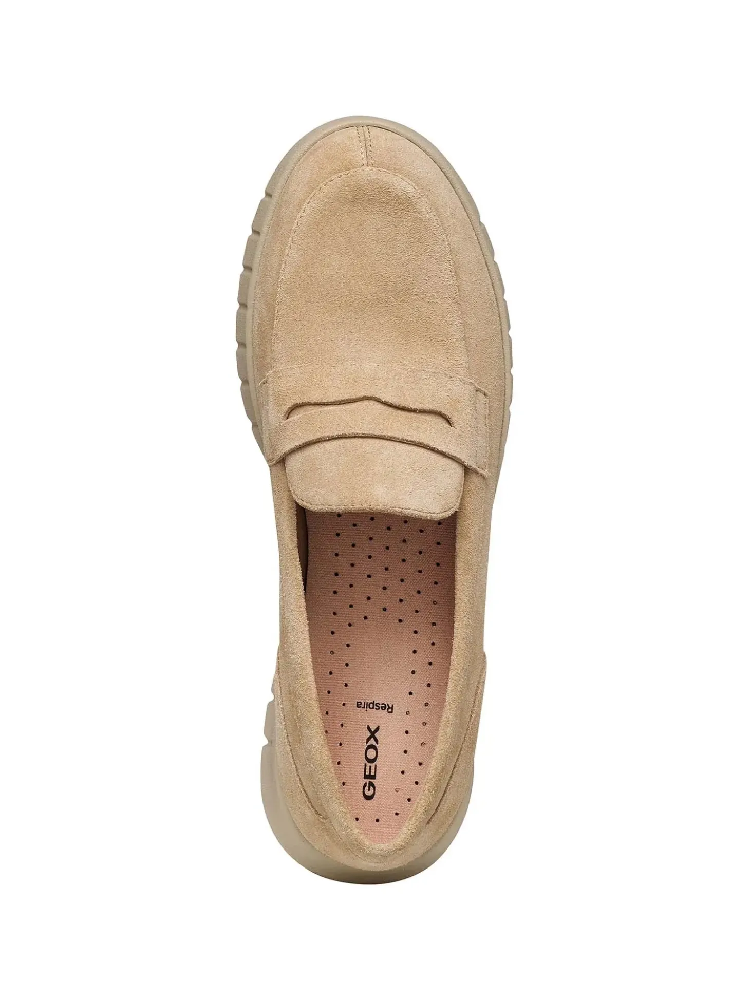 MOCASSINO DONNA - GEOX CREMA - D659AB 00022