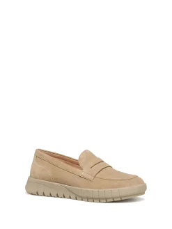 MOCASSINO DONNA - GEOX CREMA - D659AB 00022