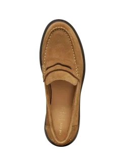 MOCASSINO DONNA - GEOX CUOIO - D65DKB 00022