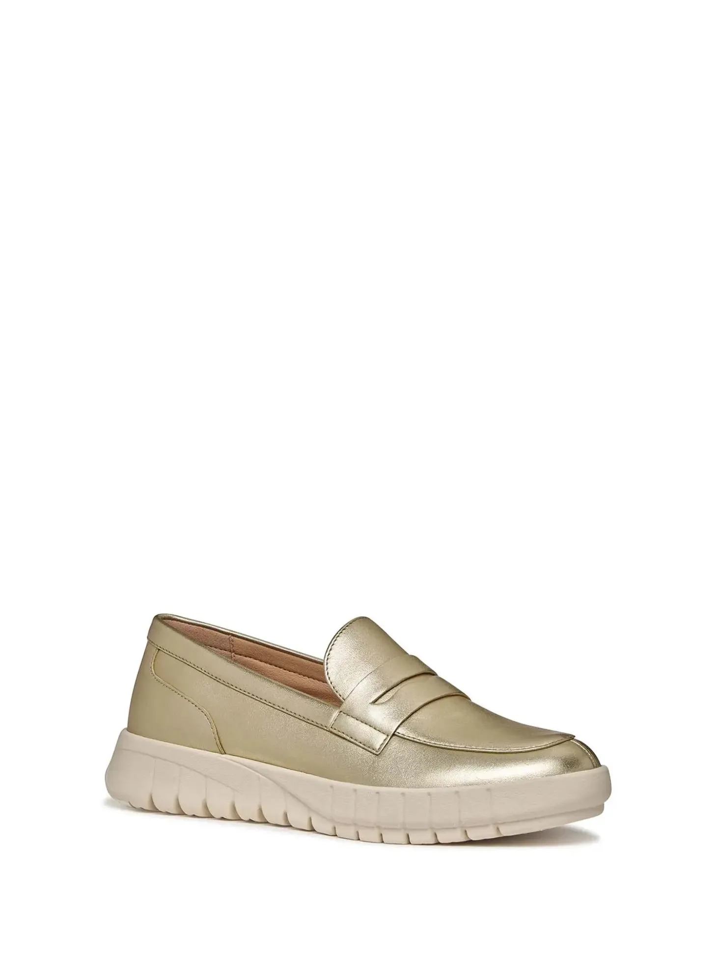 MOCASSINO DONNA - GEOX ORO - D659AB 000CF