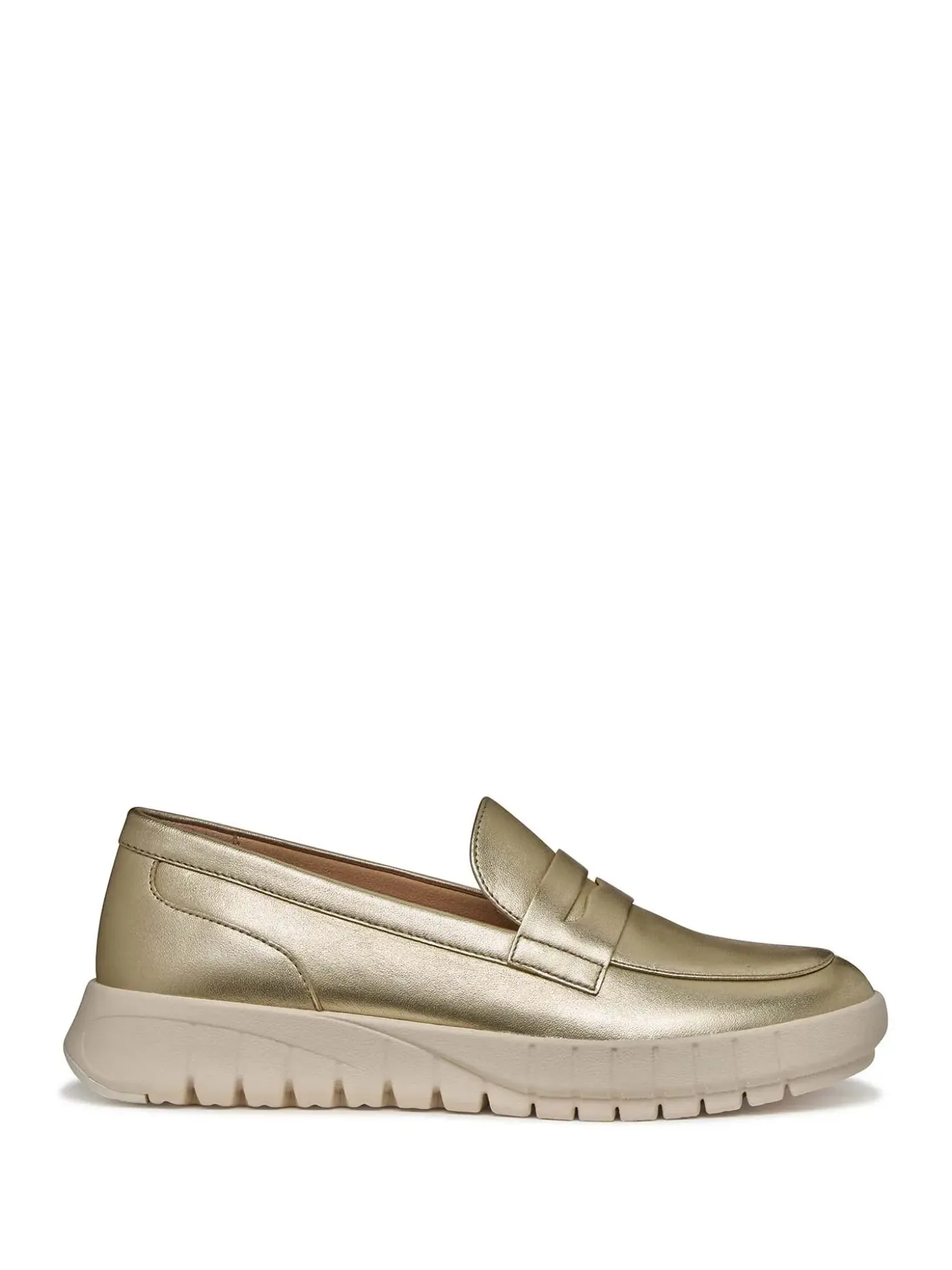 MOCASSINO DONNA - GEOX ORO - D659AB 000CF