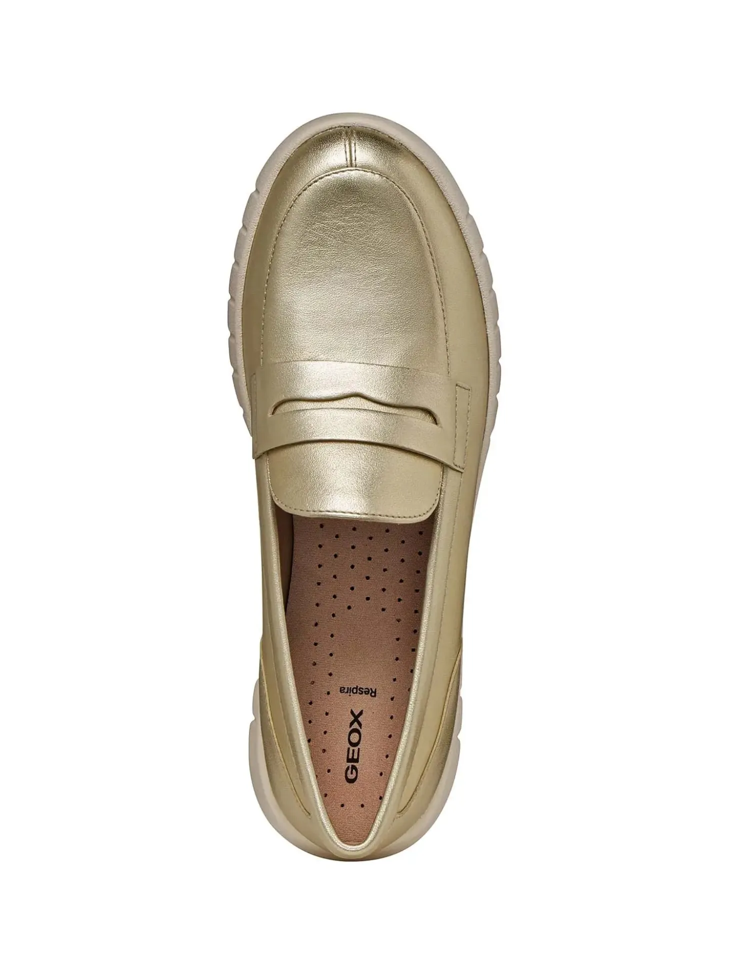 MOCASSINO DONNA - GEOX ORO - D659AB 000CF