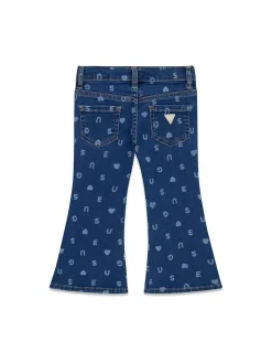 PANTALONE BAMBINA - GUESS KIDS BLU - K6YA04 D1154