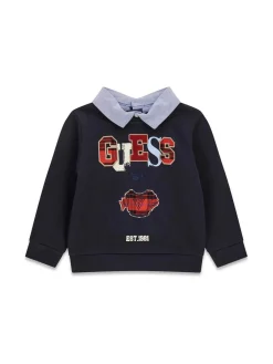 PANTALONE BAMBINO - GUESS KIDS BLU - N6BG01 K6105