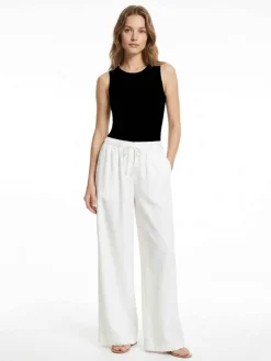 PANTALONE DONNA - GAUDI JEANS BIANCO - 611BD25017