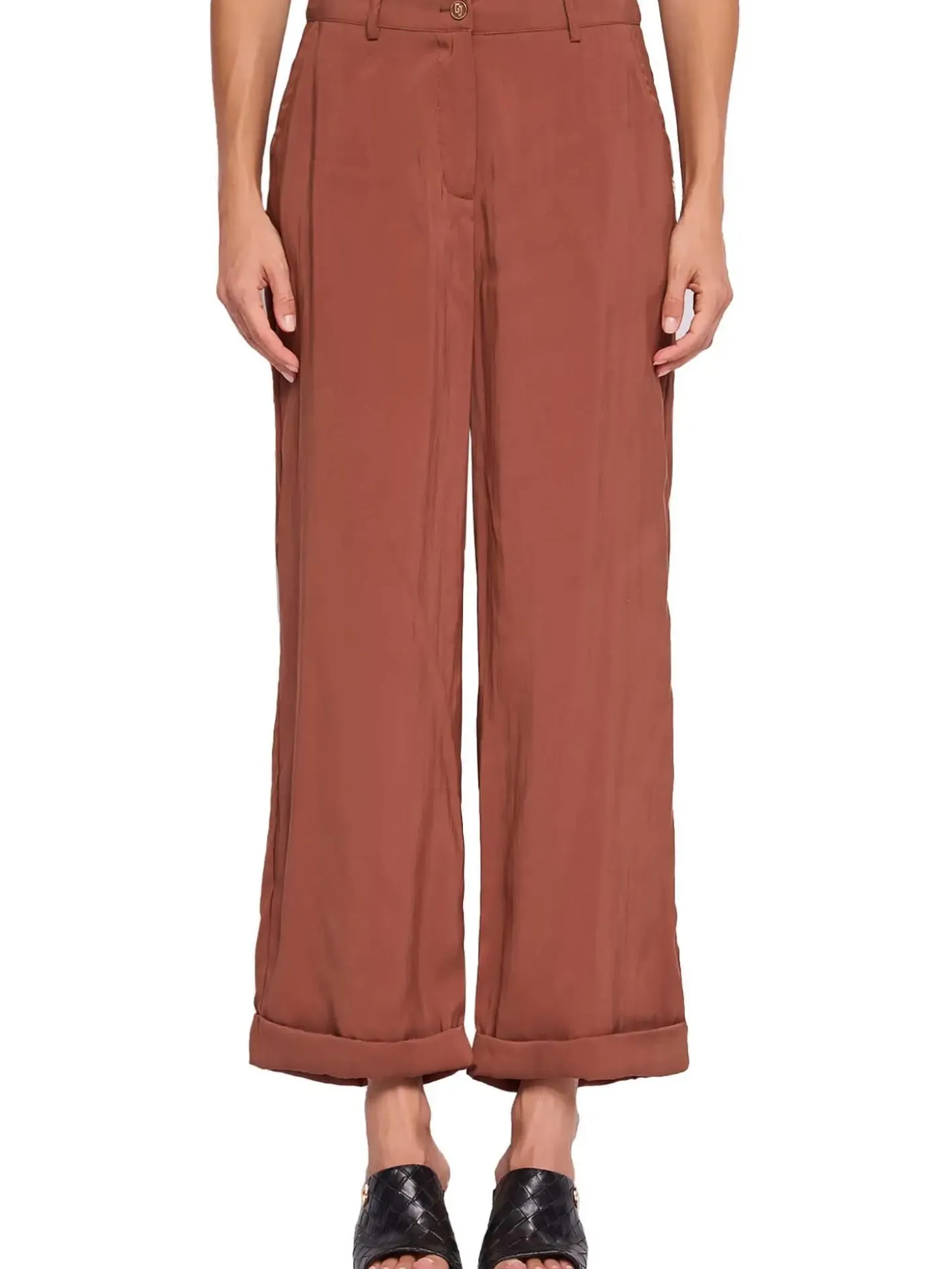 PANTALONE DONNA - GAUDI JEANS MARRONE - 611BD25001