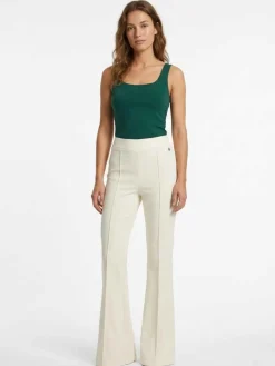 PANTALONE DONNA - GUESS APPAREL BIANCO - W4YB01 KCBO2
