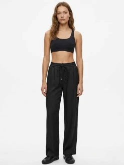 PANTALONE DONNA - GUESS APPAREL NERO - W6GB07 W1781