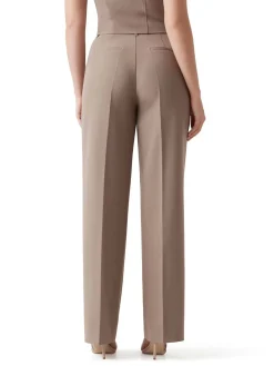 PANTALONE DONNA - GUESS APPAREL BEIGE - W6RB02 WH9Y2