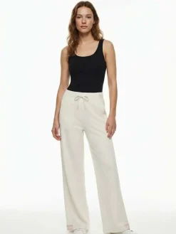 PANTALONE DONNA - GUESS ATHLEISURE BIANCO - V6GB06 Z0651