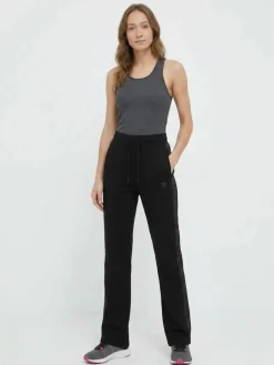PANTALONE DONNA - GUESS ATHLEISURE NERO - V3RB21 K7UW2