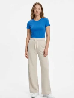 PANTALONE DONNA - GUESS ATHLEISURE BIANCO - V5BB12 KCX22