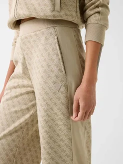 PANTALONE DONNA - GUESS ATHLEISURE BEIGE - V6RB09 K2042