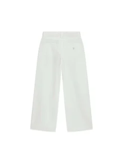 PANTALONE RAGAZZA - GUESS KIDS BIANCO - J6RB11 WH1T0
