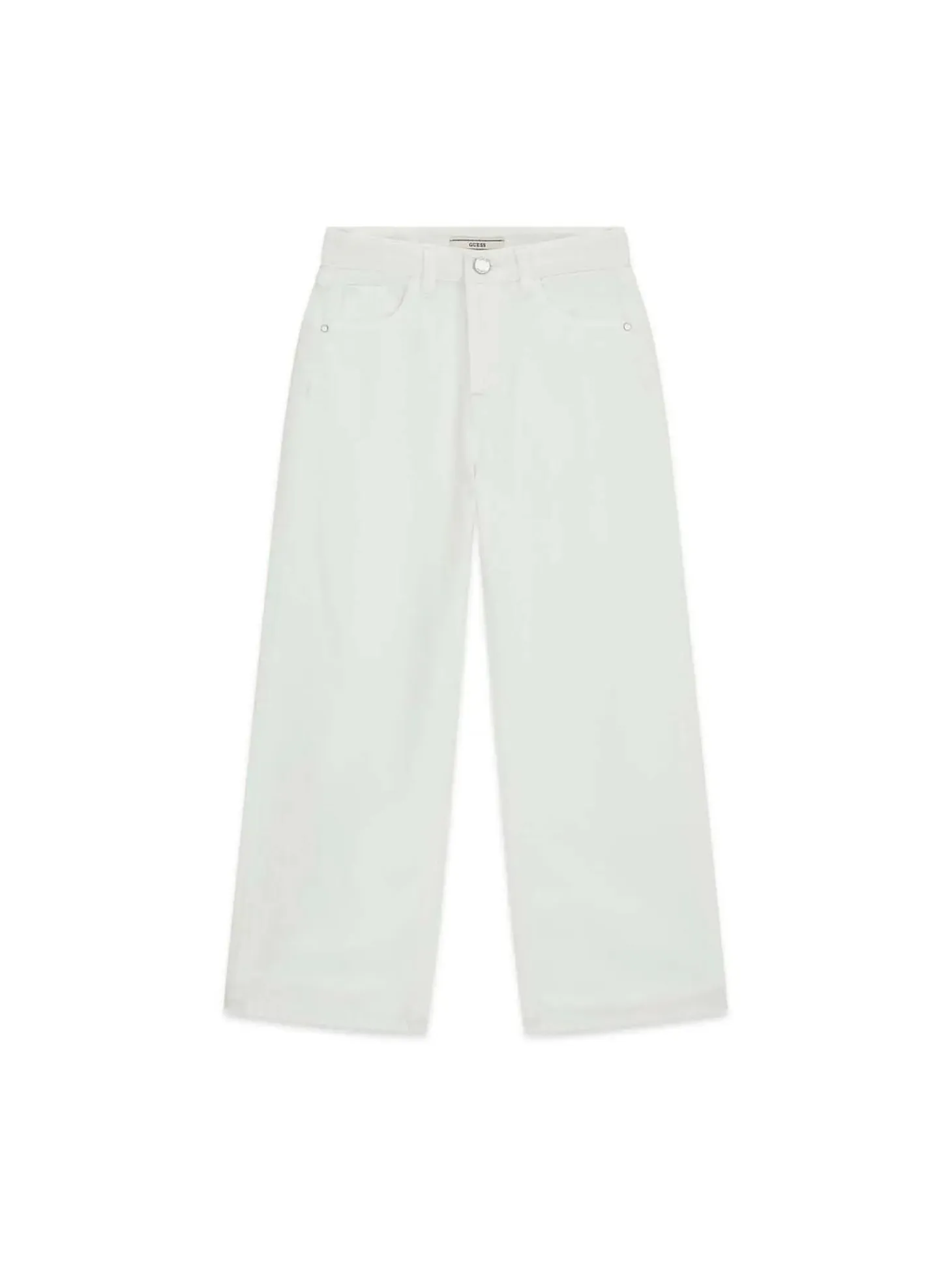 PANTALONE RAGAZZA - GUESS KIDS BIANCO - J6RB11 WH1T0