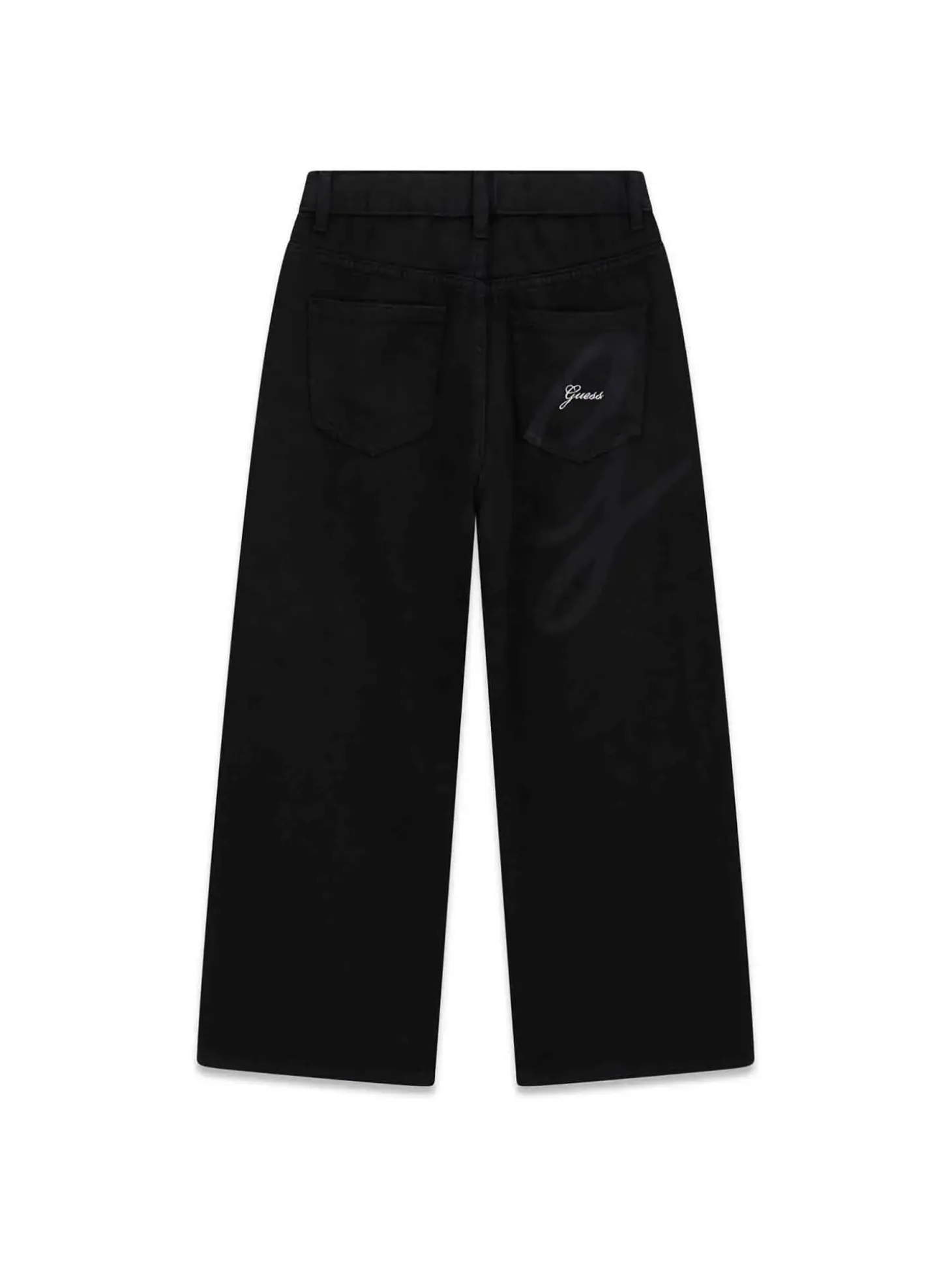 PANTALONE RAGAZZA - GUESS KIDS NERO - J6YB08 W2634