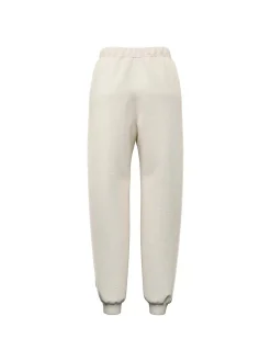 PANTALONE TUTA DONNA - GUESS ATHLEISURE BIANCO - V5BB23 KCX22