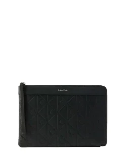 POCHETTE UOMO - CALVIN KLEIN NERO - LV04D1180G