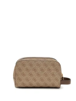 POCHETTE UOMO - GUESS BEIGE-MARRONE - PMMILO P5461