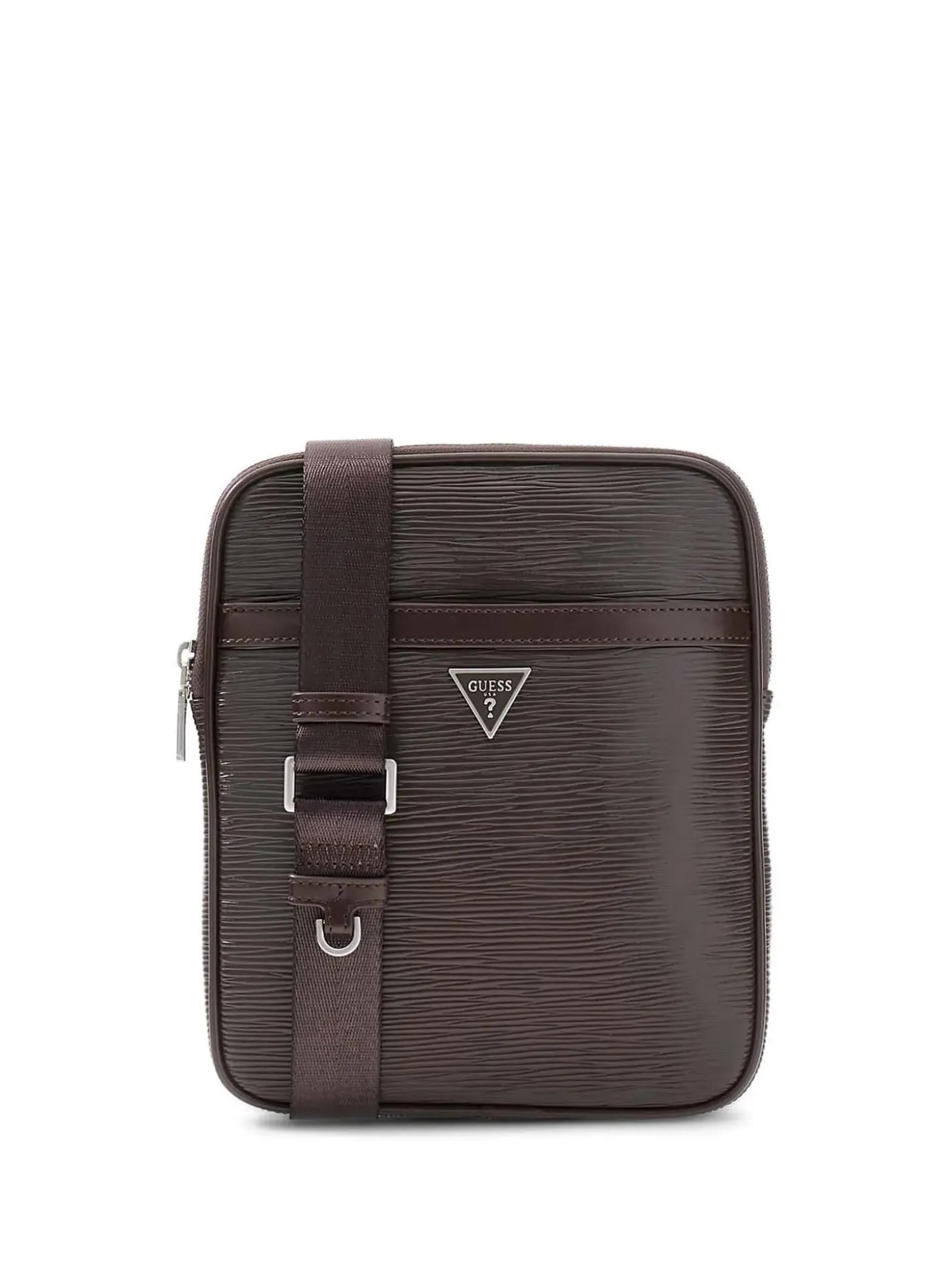 POCHETTE UOMO - GUESS MARRONE SCURO - HMMIPW P6223