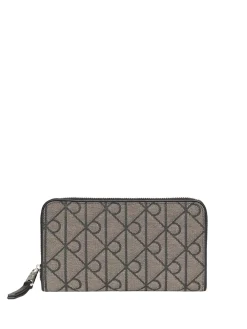 PORTAFOGLIO DONNA - CALVIN KLEIN BEIGE-NERO - LV04F1163G