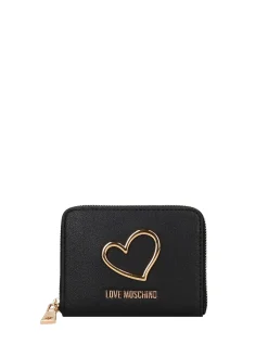 PORTAFOGLIO DONNA - LOVE MOSCHINO NERO - JC5507PP1OLQ0