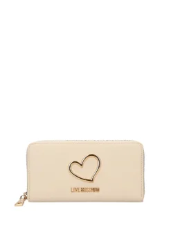 PORTAFOGLIO DONNA - LOVE MOSCHINO AVORIO - JC5505PP1OLQ0