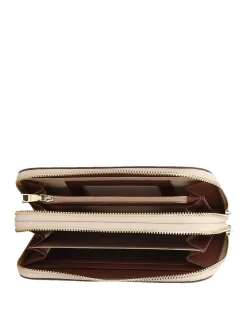 PORTAFOGLIO DONNA - POLLINI AVORIO-MARRONE - TE9002PP02Q11