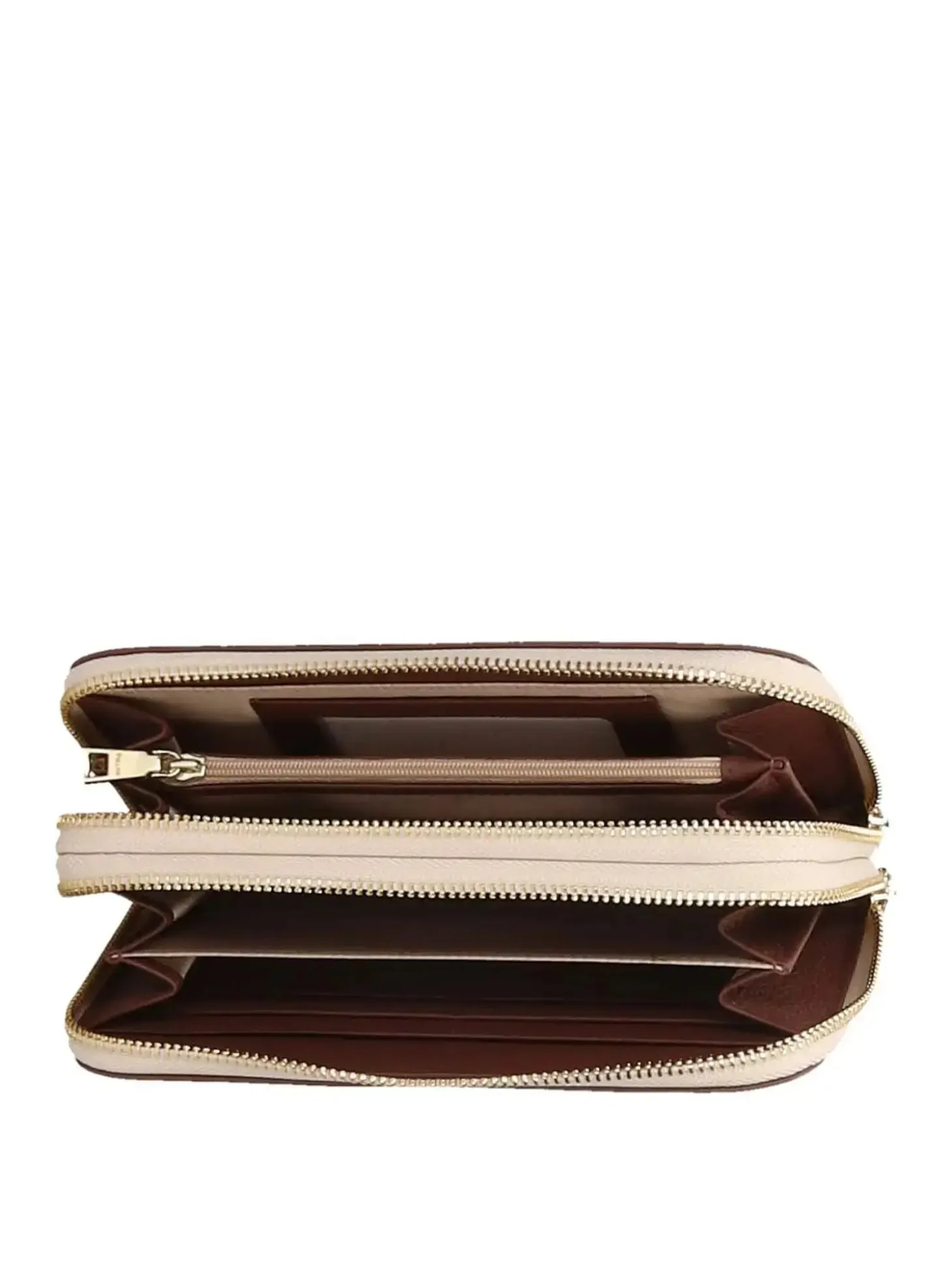 PORTAFOGLIO DONNA - POLLINI AVORIO-MARRONE - TE9002PP02Q11