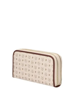 PORTAFOGLIO DONNA - POLLINI AVORIO-MARRONE - TE9002PP02Q11