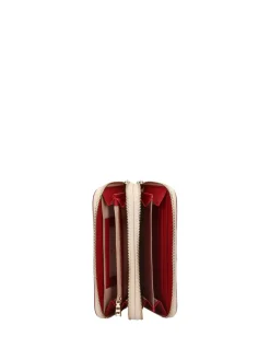 PORTAFOGLIO DONNA - POLLINI AVORIO-ROSSO - TE9002PP02Q11