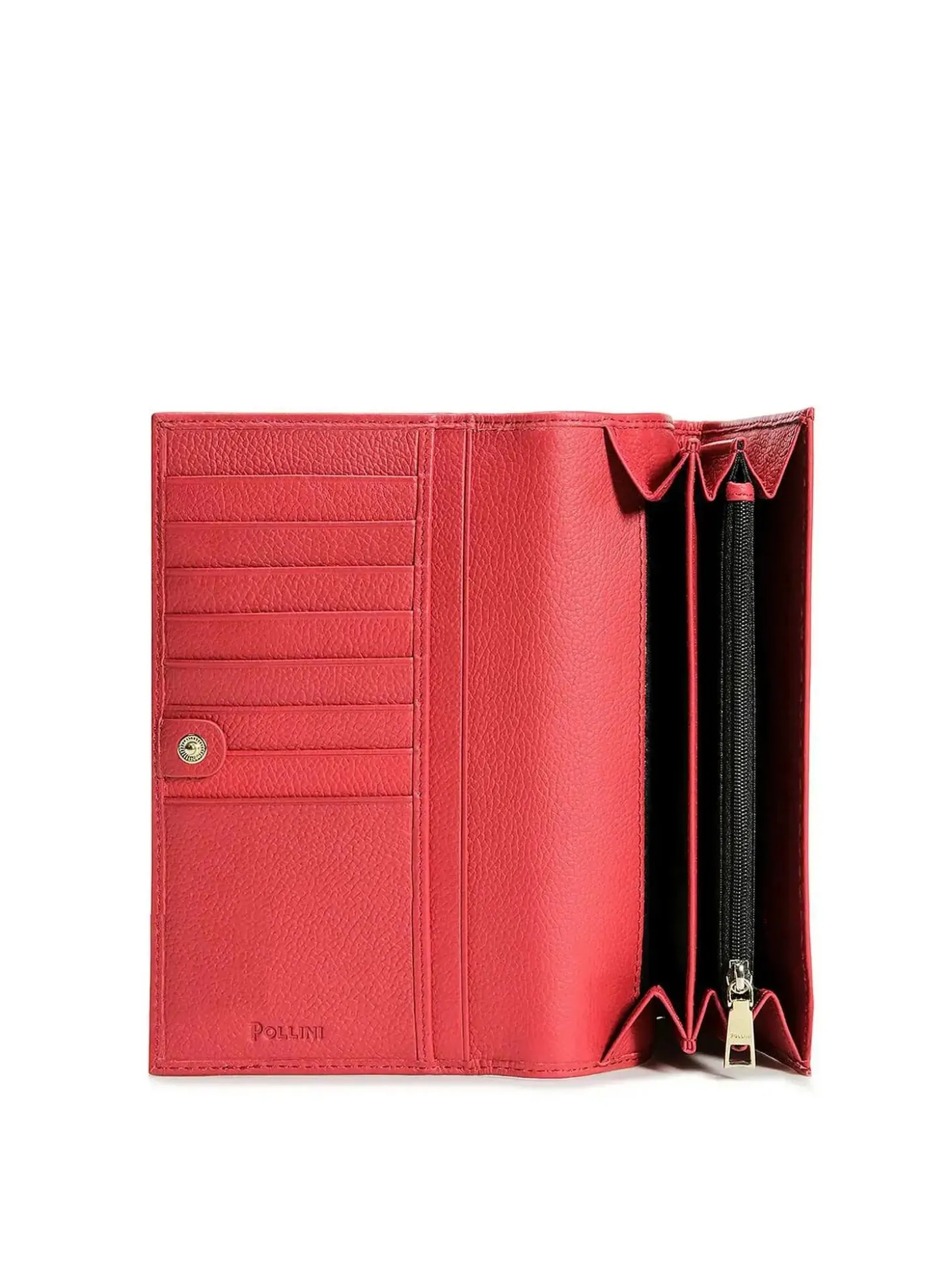 PORTAFOGLIO DONNA - POLLINI NERO-ROSSO - TE9000PP02Q11