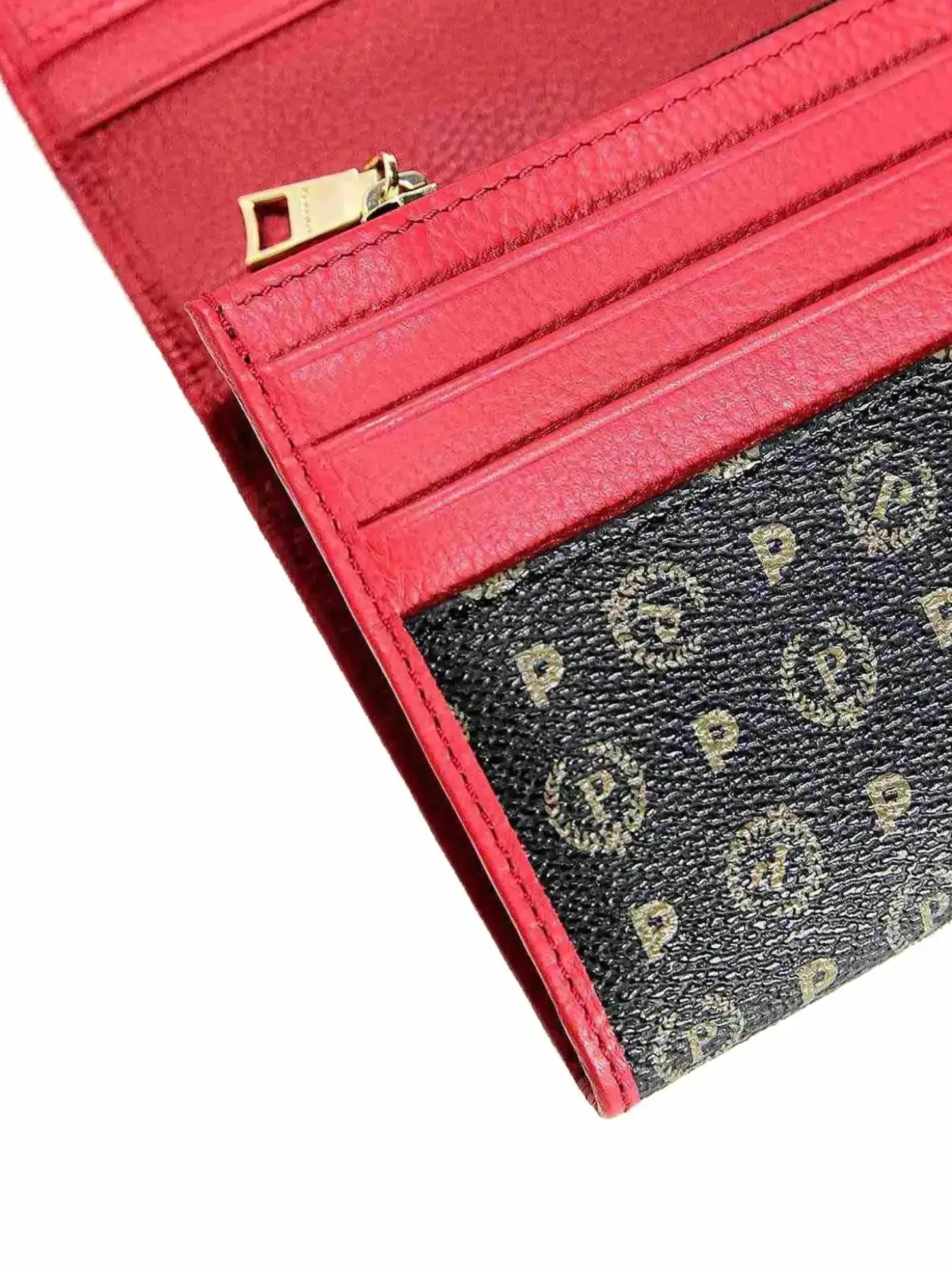 PORTAFOGLIO DONNA - POLLINI NERO-ROSSO - TE9000PP02Q11