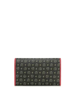 PORTAFOGLIO DONNA - POLLINI NERO-ROSSO - TE9000PP02Q11