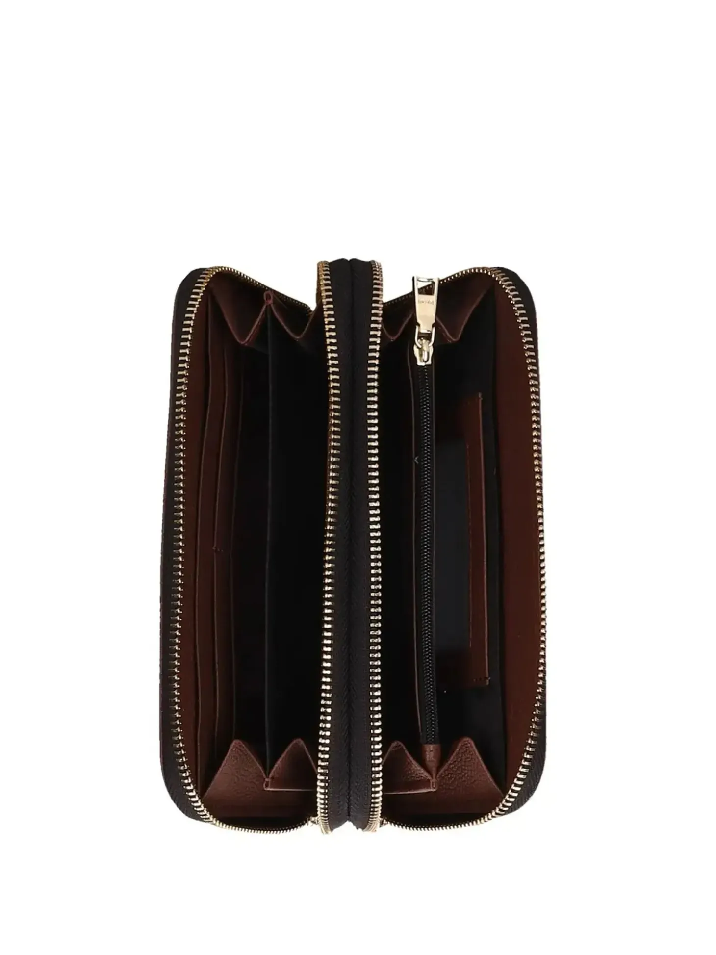PORTAFOGLIO DONNA - POLLINI NERO-MARRONE - TE9002PP02Q11