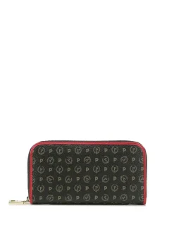 PORTAFOGLIO DONNA - POLLINI NERO-ROSSO - TE9001PP02Q11