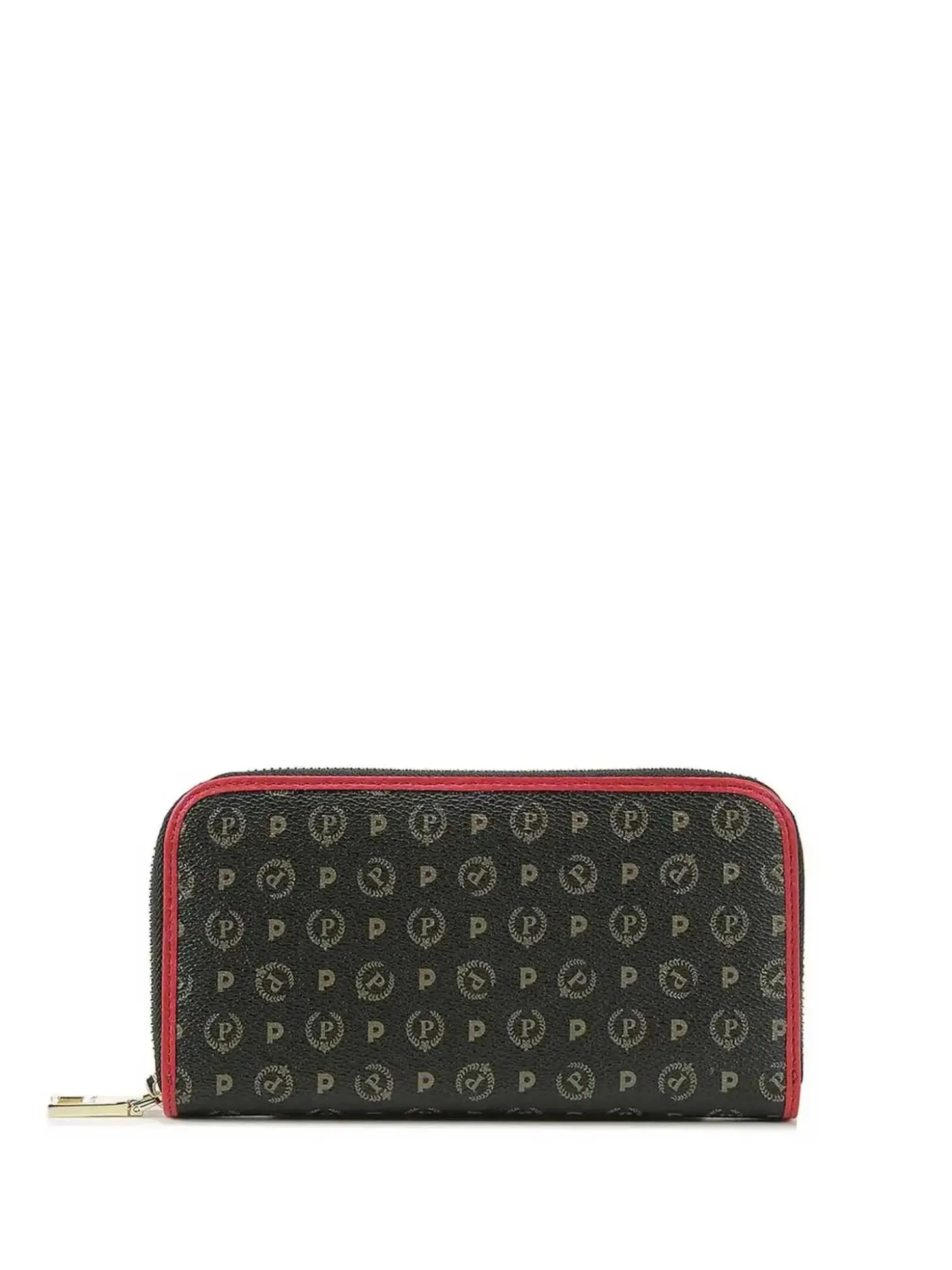 PORTAFOGLIO DONNA - POLLINI NERO-ROSSO - TE9001PP02Q11