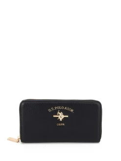 PORTAFOGLIO DONNA - US POLO ASSN. NERO - WIUSS6207WVP