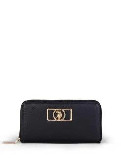 PORTAFOGLIO DONNA - US POLO ASSN. NERO - BEUJ88678WVP