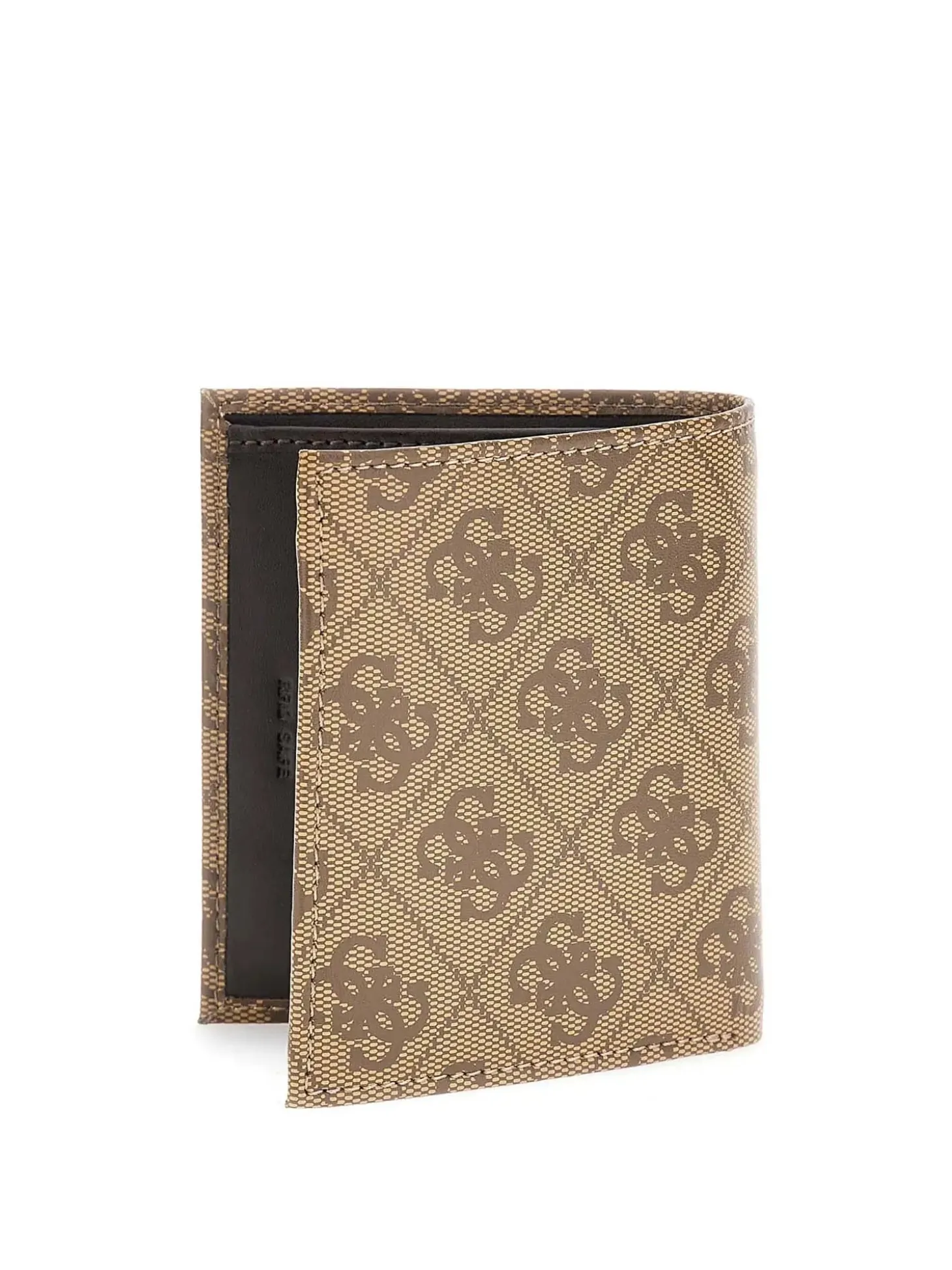 PORTAFOGLIO UOMO - GUESS BEIGE-MARRONE - SMVELE LEA22