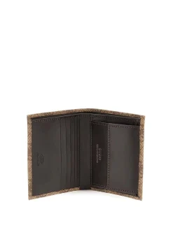 PORTAFOGLIO UOMO - GUESS BEIGE-MARRONE - SMVELE LEA22